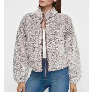 Express One Eleven Sherpa Jacket Size Medium